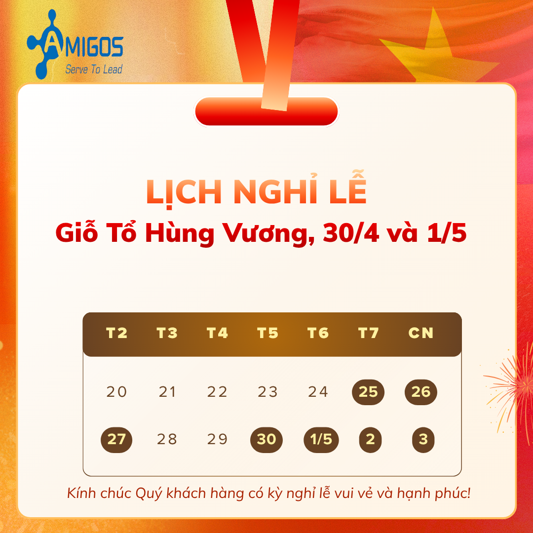 THÔNG BÁO LỊCH NGHỈ LỄ