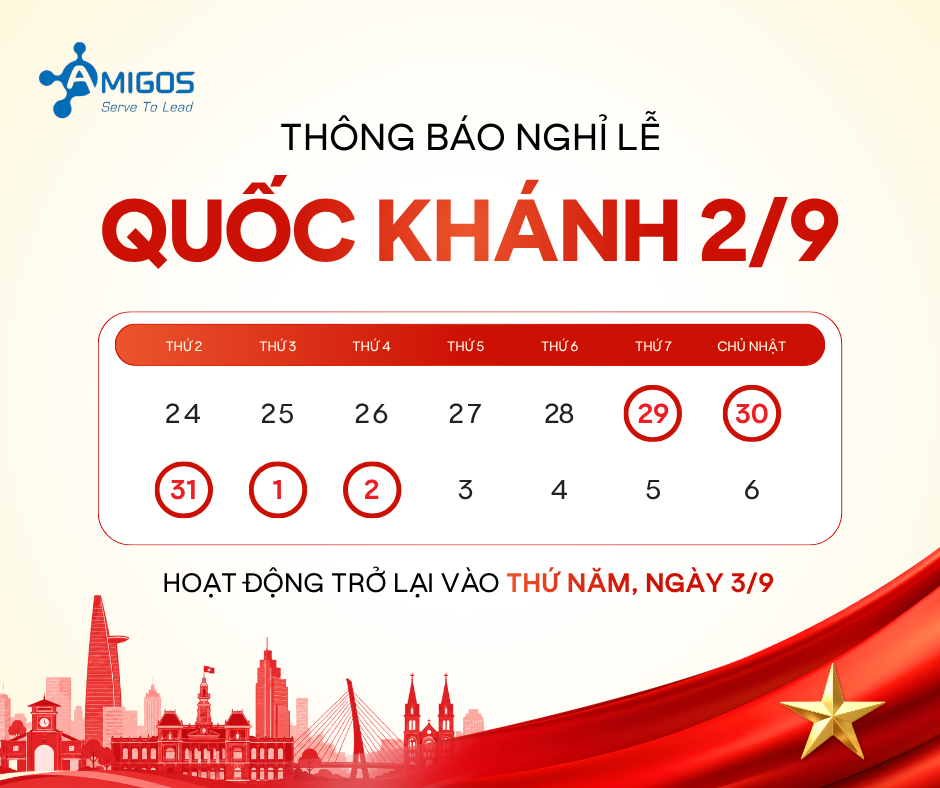 Lịch nghỉ lễ Quốc Khánh 2-9